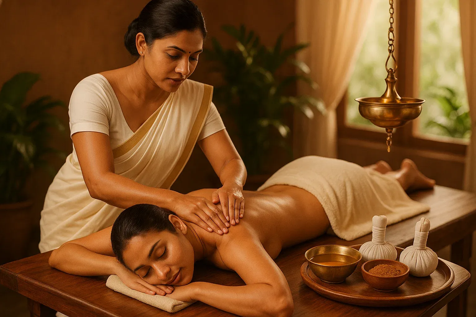 Ájurvédská masáž teplým olejem v Praze a Kladně