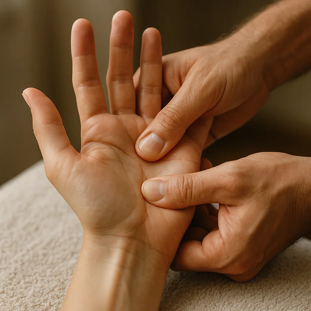 Reflexní masáž rukou