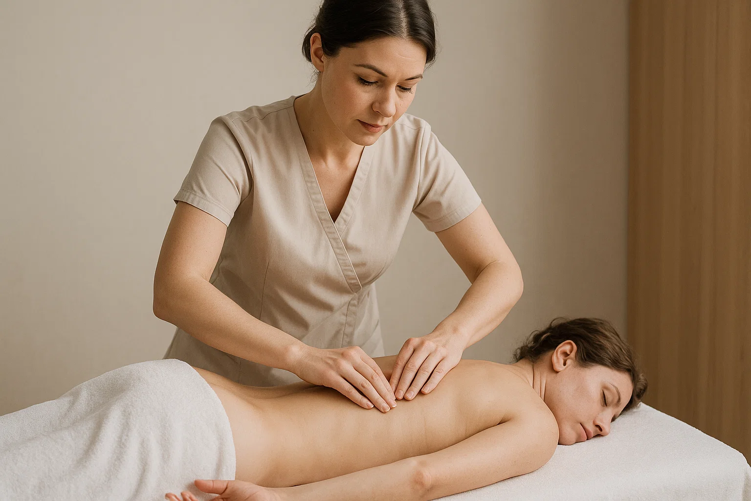 Breussova masáž páteře s třezalkovým olejem