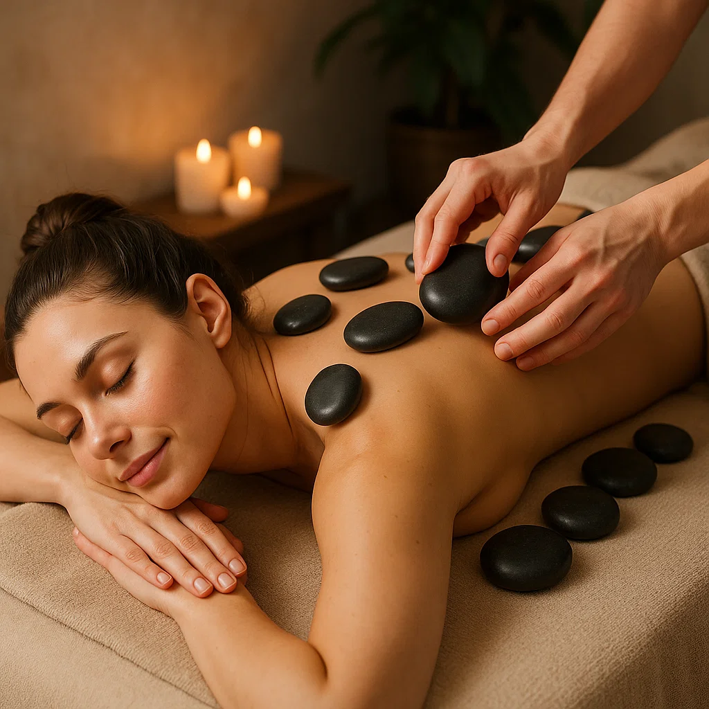 Masáž lávovými kameny